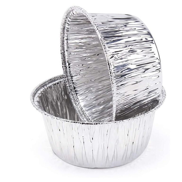 Wholesale Aluminum Foil Pie Pans Takeout Round Kitchen Plates  Disposable Baking Cup With Lid