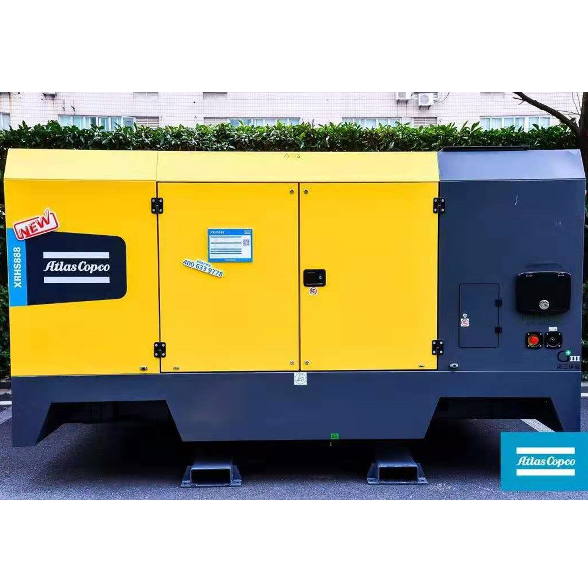 atlas copco 1100cfm  25Bar Diesel Air Compressor with skid mounted