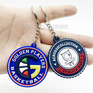 Custom Logo Designer Brand Silicone PVC Keychain Cute Cartoon Keychain Accessories Souvenirs Promotions Custom Keychain Gifts