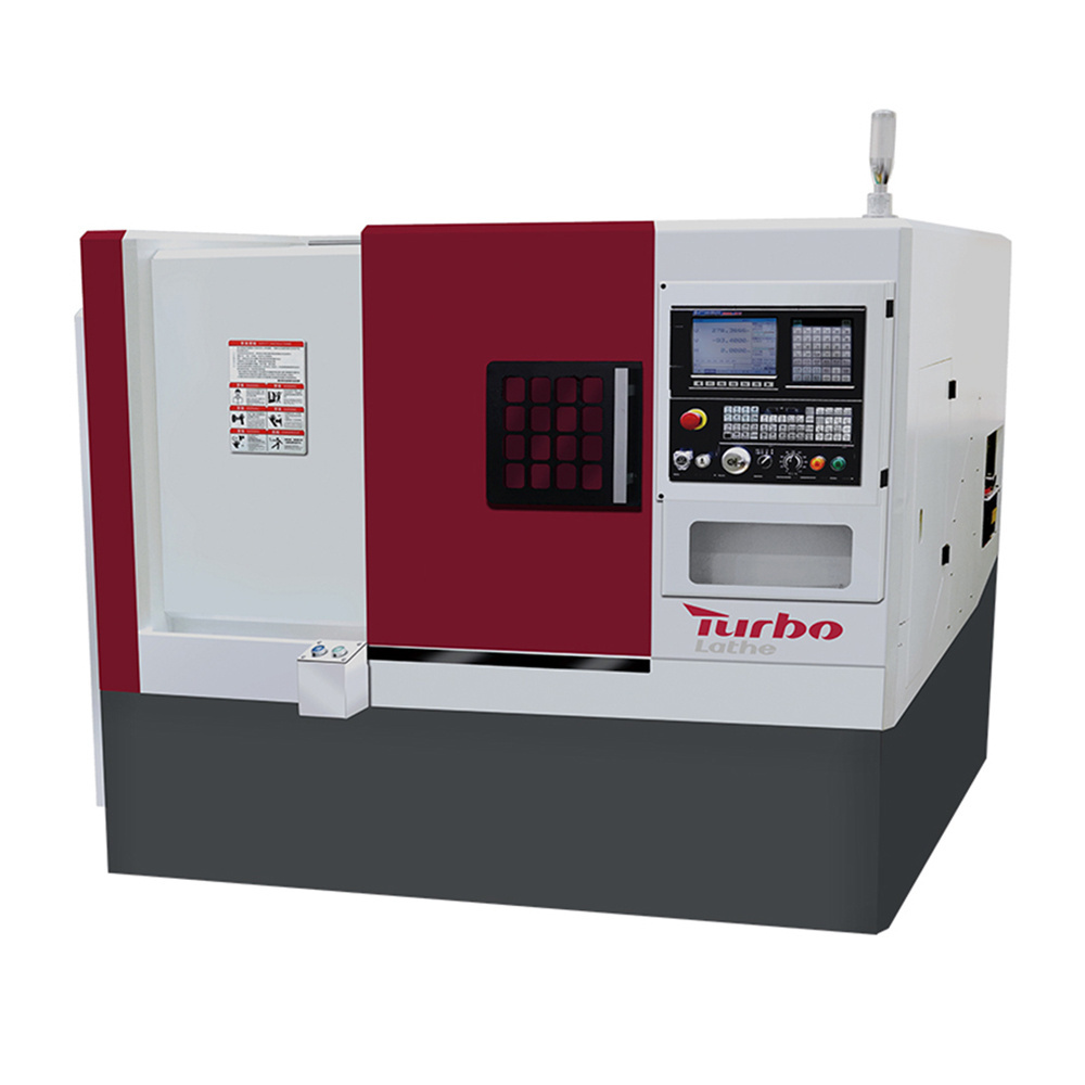 High Rigidity Max Workpiece Length 300mm CNC Metal Processing Machine Turret Type Slant Bed Lathe