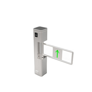 Supermarket entrance swing barrier turnstile access control gate