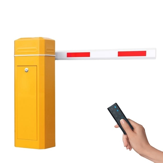 Fully automatic vehicle parking boom barrier gate straight arm barrier for parking and road