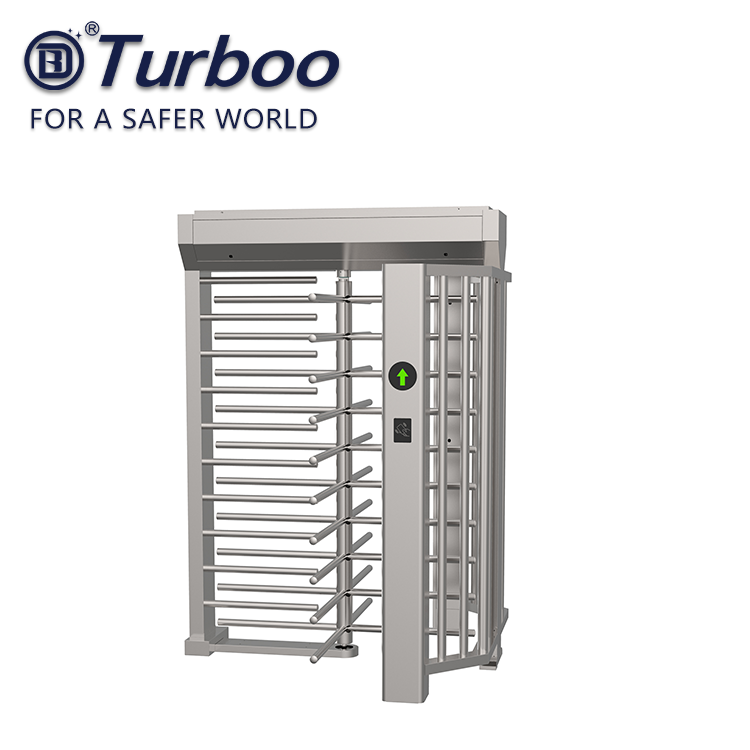 Access Control Full Height Turnstile  304 Stainless Steel Security Gate