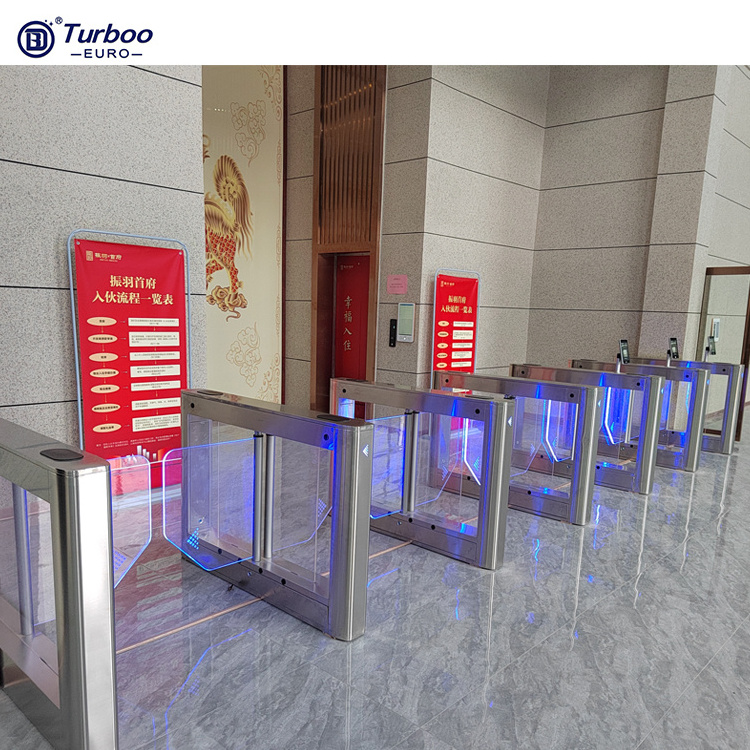 Automatic Security Turnstile Qr Code Reader Fast Speed Gate With Access Control Swing Turnstile Barrier Gates For Gym