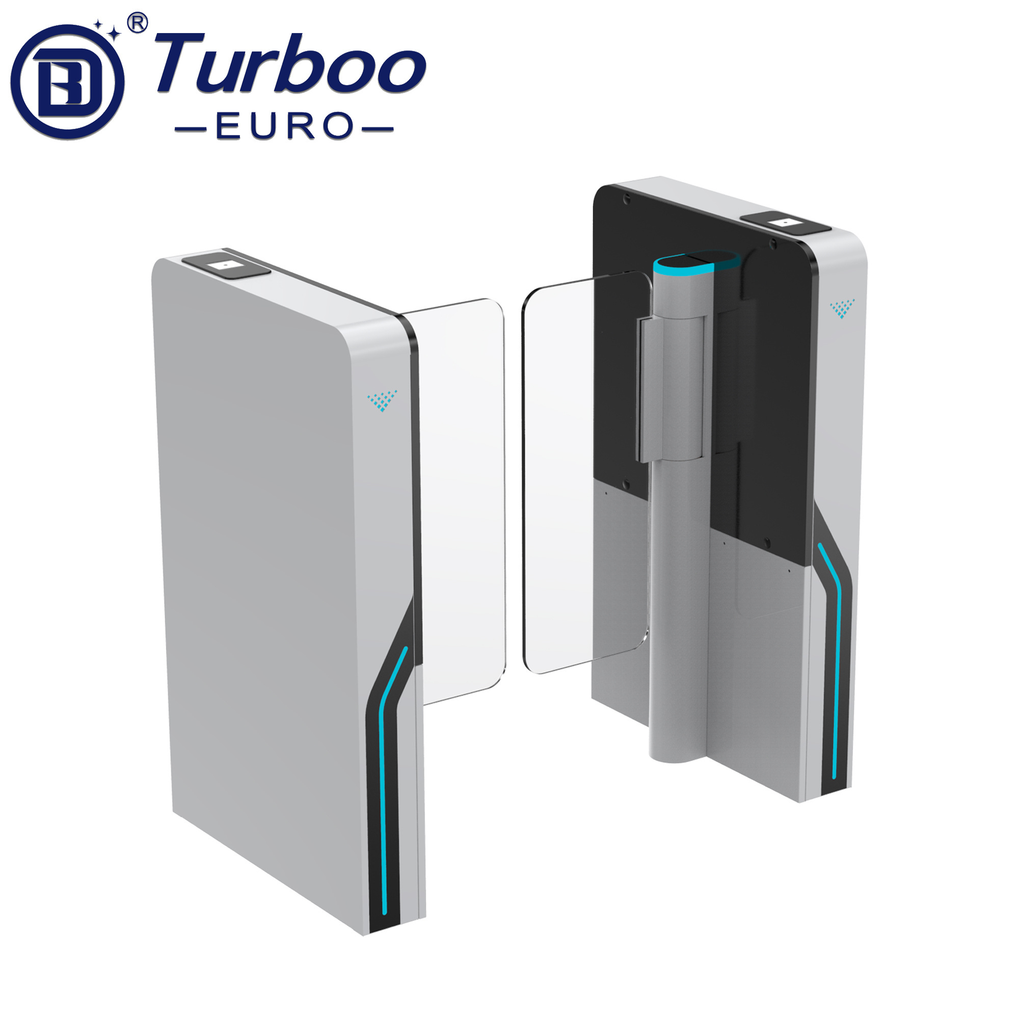 Intelligent Full Automatic QR Code Reader Turnstile Swing Barrier Gate ...