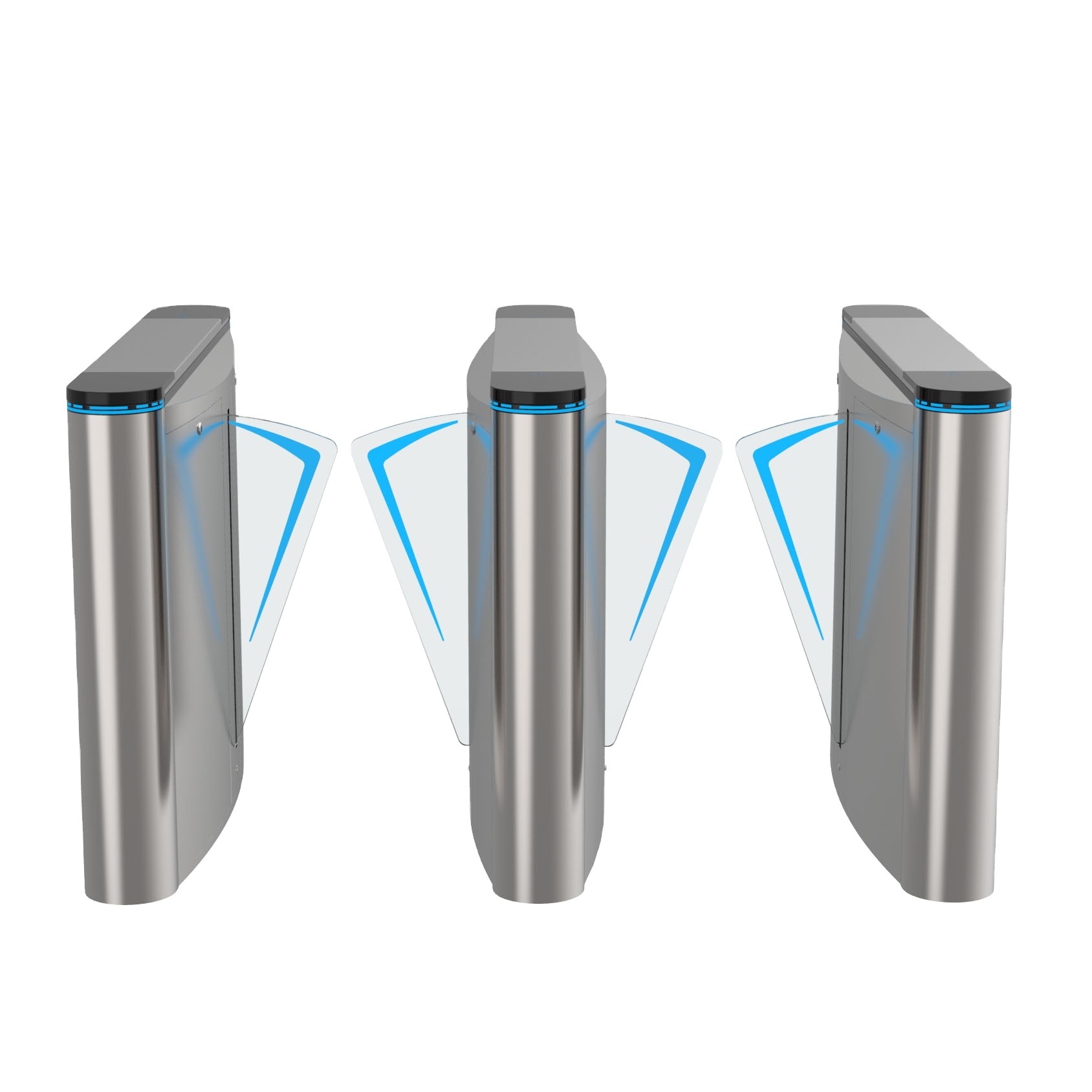 Turboo Automatic Barcode Flap Tripod Gate Swing Barrier Turnstile for University