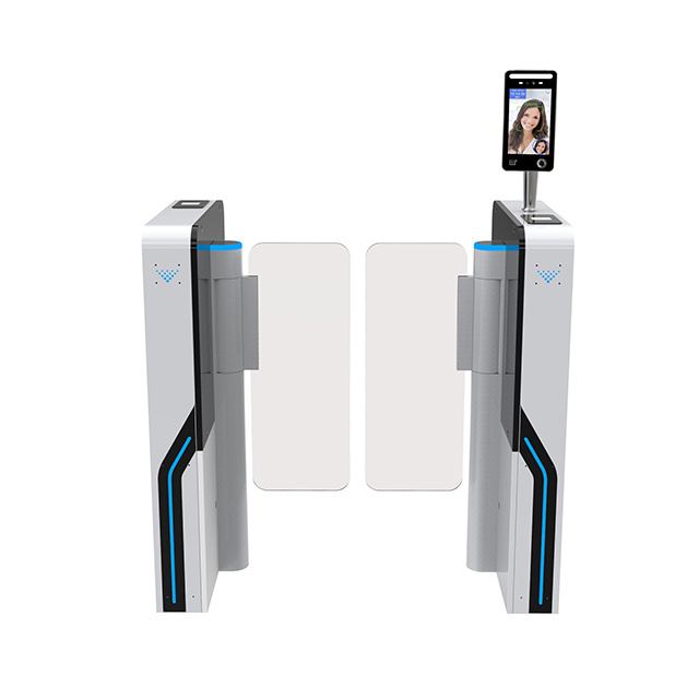 Intelligent Full Automatic QR Code Reader Turnstile Swing Barrier Gate ...