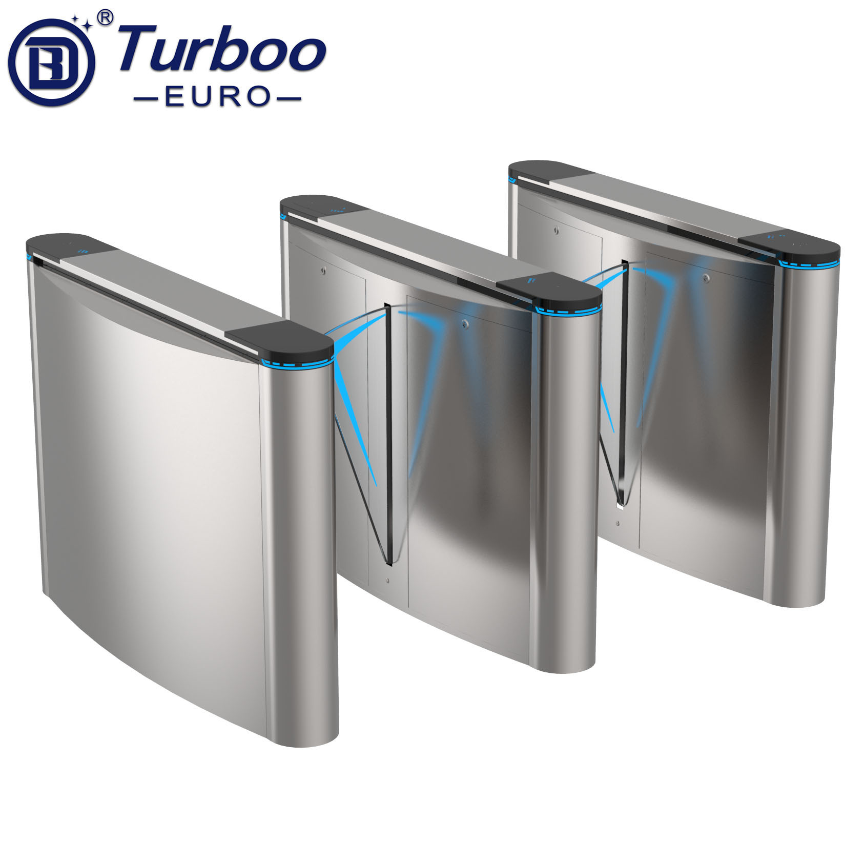 Turboo Automatic Barcode Flap Tripod Gate Swing Barrier Turnstile for University