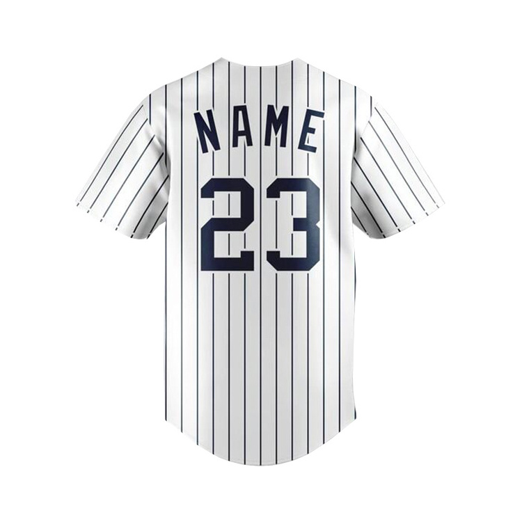 OEM Cheap Blank Fashion Baseball Uniform New Wholesale Custom Retro Pinstripe Baseball Jersey