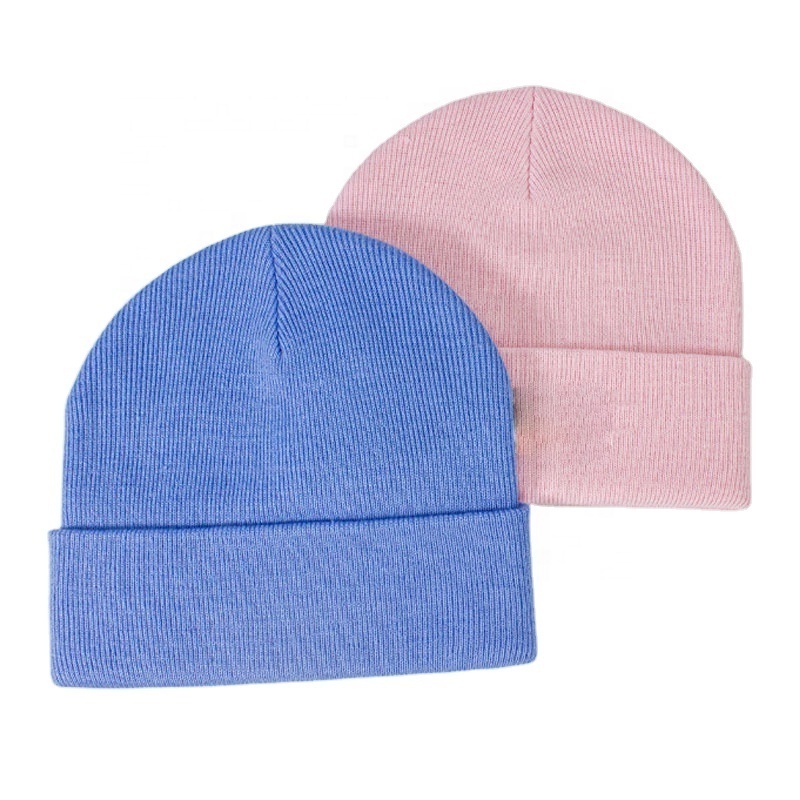 Unisex Fashion Ladies Spring Elastic Cheap Winter Hats with Fluffy 100% Acrylic Baseball Family Custom Design Ski Beanie