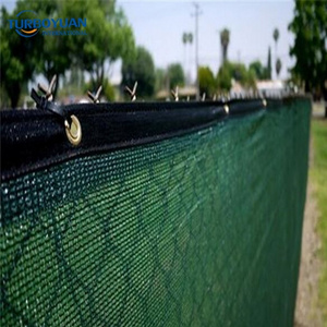 green hdpe garden mesh wind protection screen / tennis court clear plastic windbreaks for privacy fence