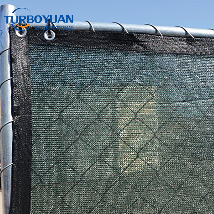 green hdpe garden mesh wind protection screen / tennis court clear plastic windbreaks for privacy fence