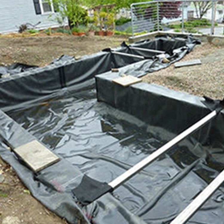 above ground water tank hdpe tarpaulin liner / round pond liner for fish farm