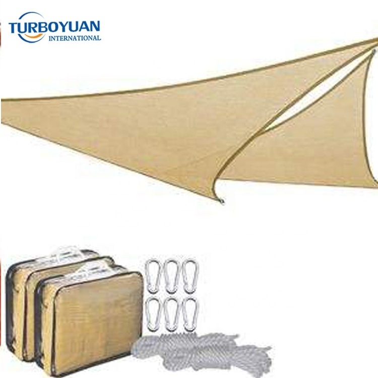 outdoor waterproof sun shade cover net / hdpe sun shade sail canopy