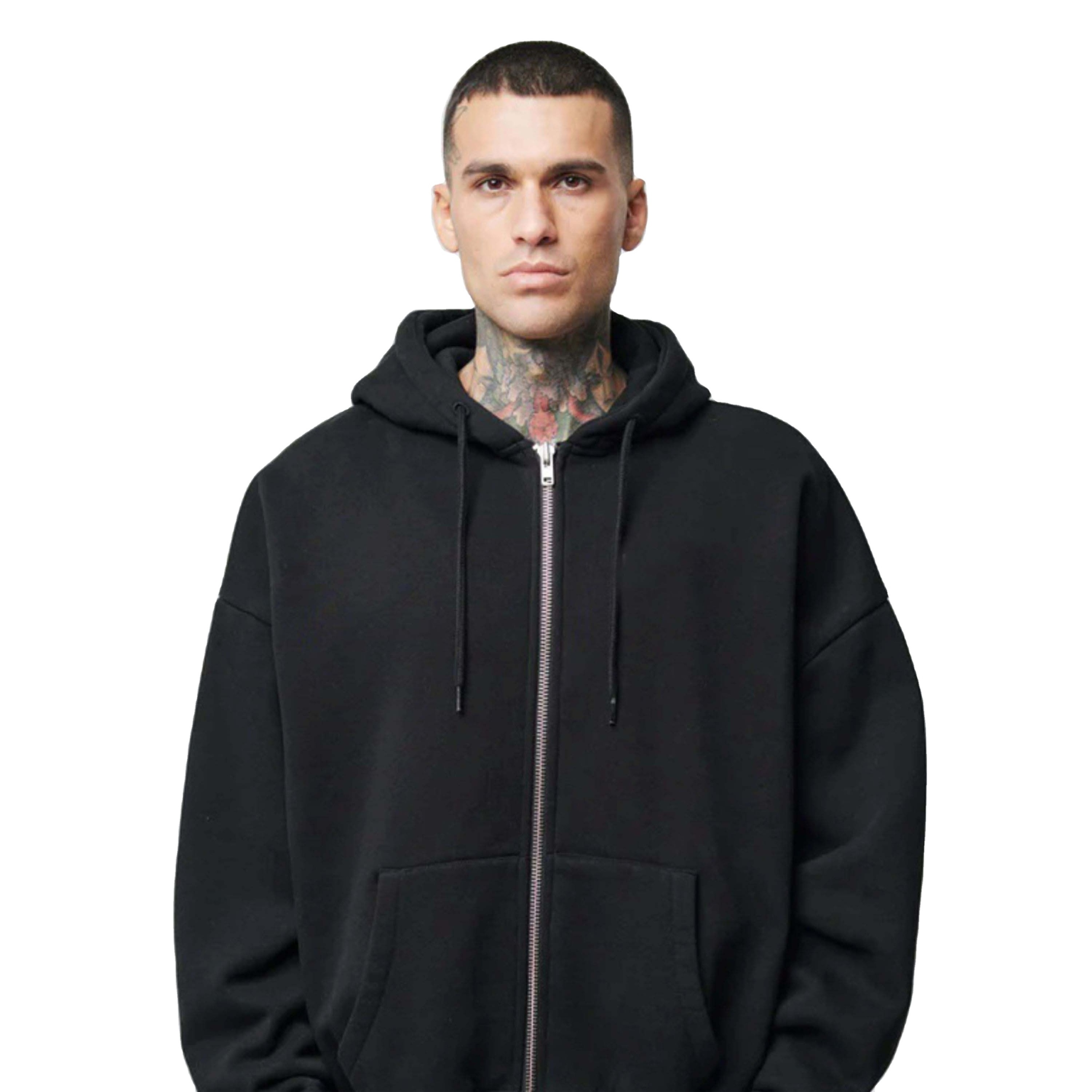 Custom made Premium Fleece Hooded Sweatshirts zipper hoodie men with adjustable string Custom Made Logo Warm Hoodies color block