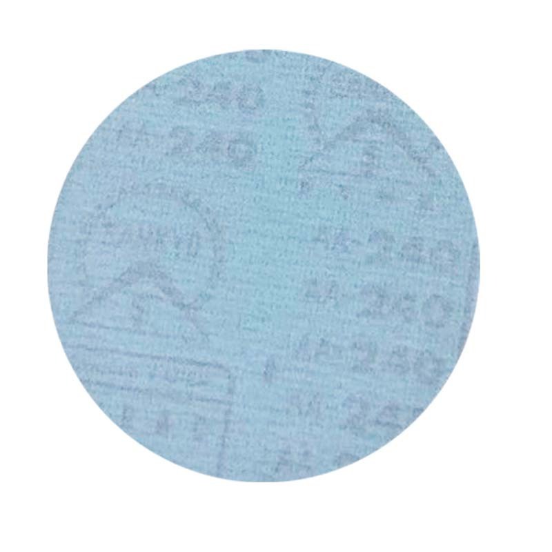 Fujistar Abrasive Disc 5 inch Sand Disc Back Velvet Flocking Sandpaper Non-porous Disc Sandpaper Sanding Sheet White Sandpaper