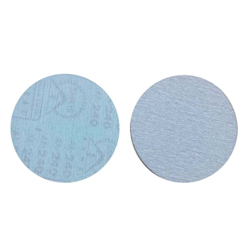 Fujistar Abrasive Disc 5 inch Sand Disc Back Velvet Flocking Sandpaper Non-porous Disc Sandpaper Sanding Sheet White Sandpaper