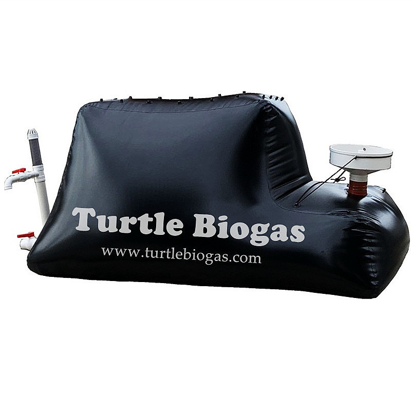 waste to energy power plants Turtle Biogas 3.0 portable small mini home home biogas plant bio gas digester reactor bag balloon