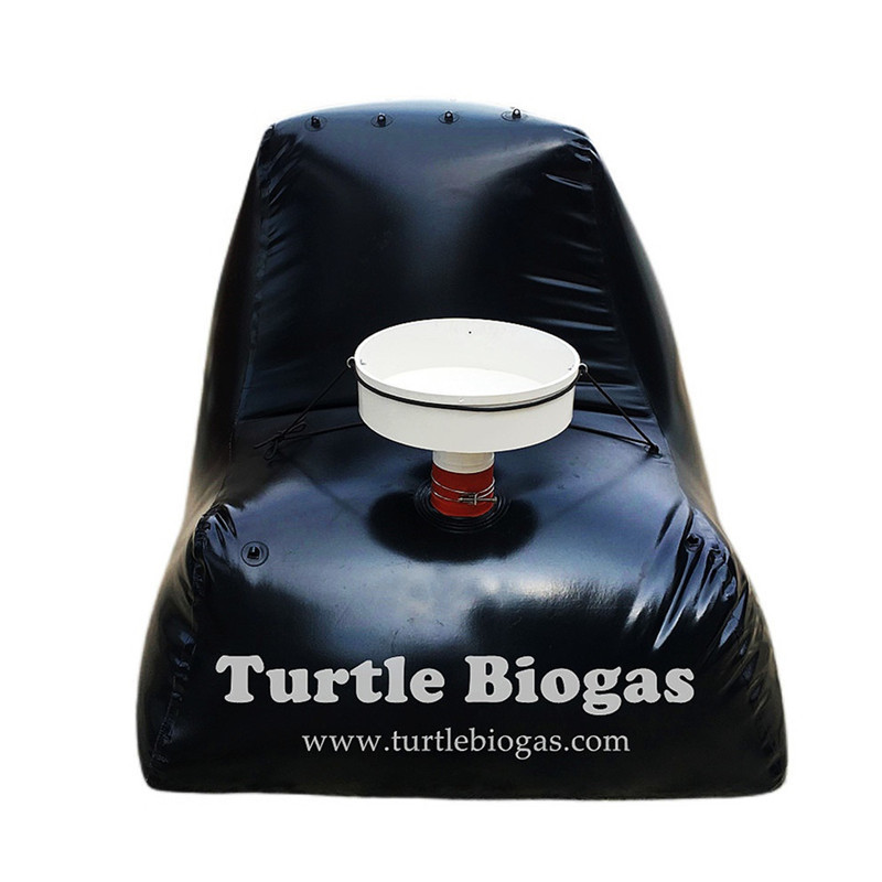 waste to energy power plants Turtle Biogas 3.0 portable small mini home home biogas plant bio gas digester reactor bag balloon