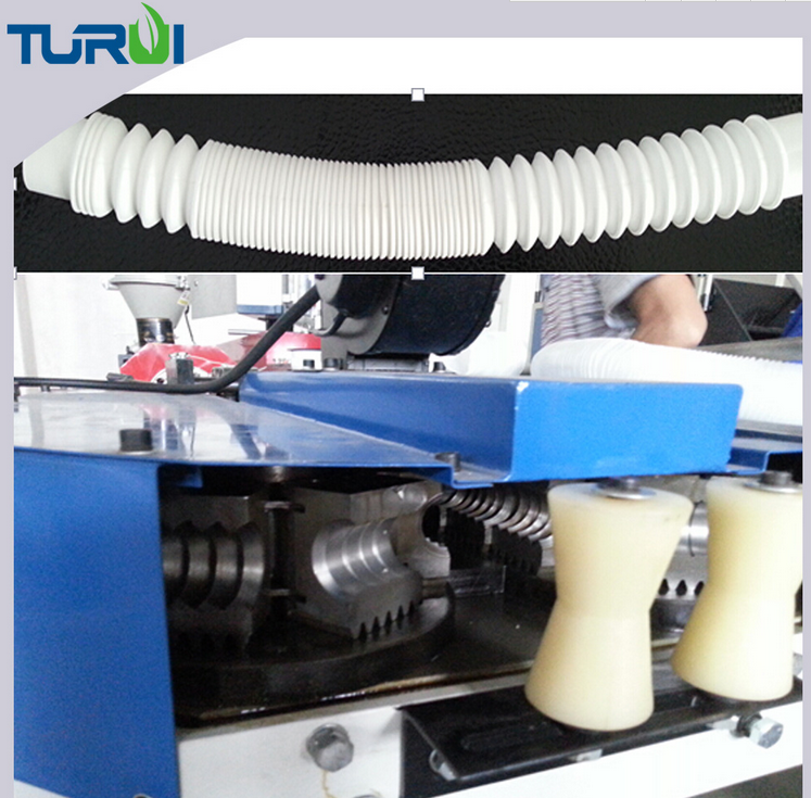 Hot selling pvc spiral spring steel wire reinforced extruder 36 pipe plastic corrugated hose making machine