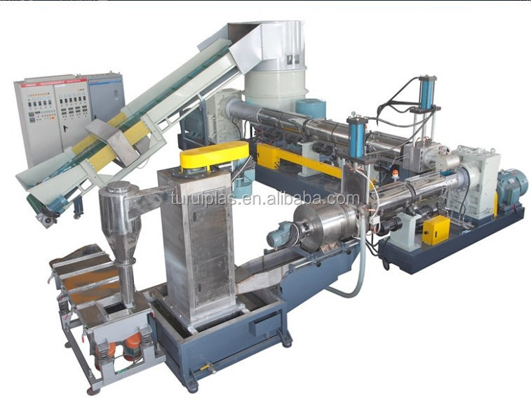 Compactor film plastic granulator machine/pelletizing line TURUI