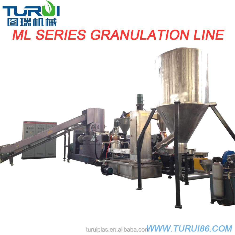 Compactor film plastic granulator machine/pelletizing line TURUI