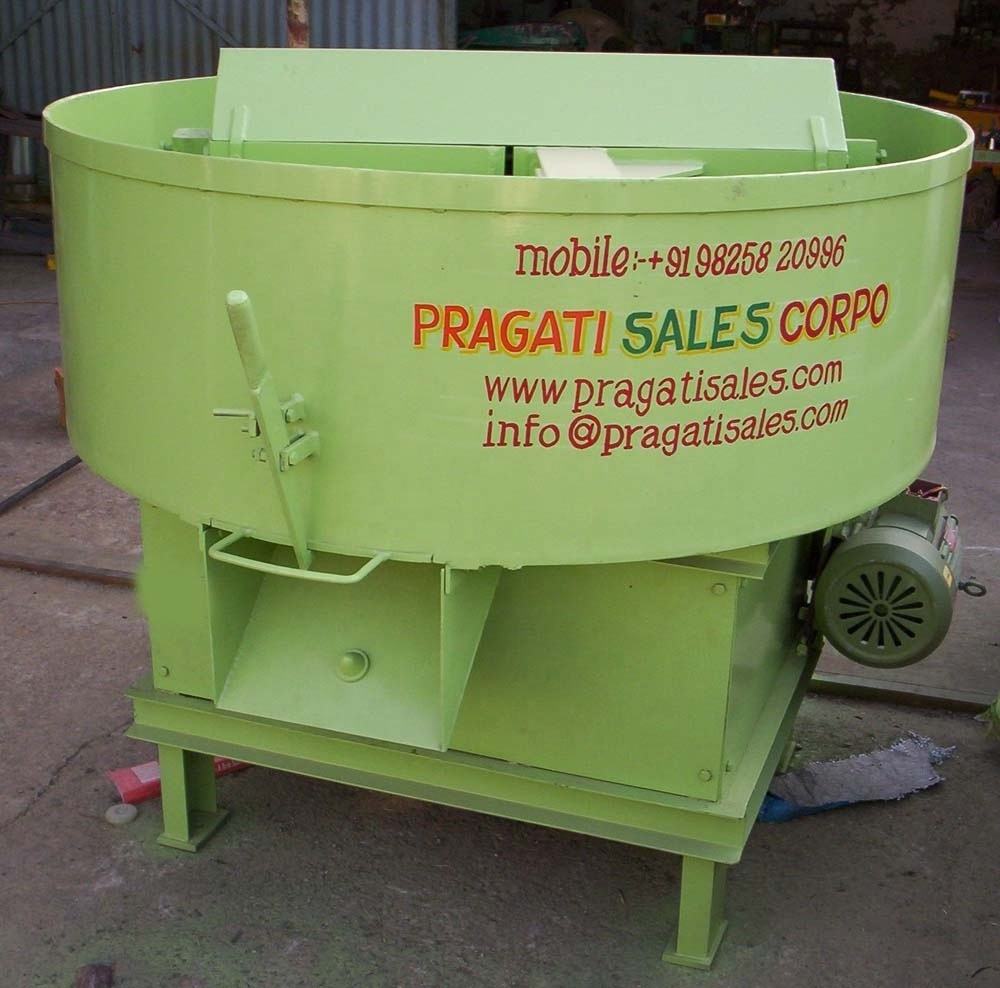 Soil mixer machine with electric motor powered and used for compost mixing as well in batch production process