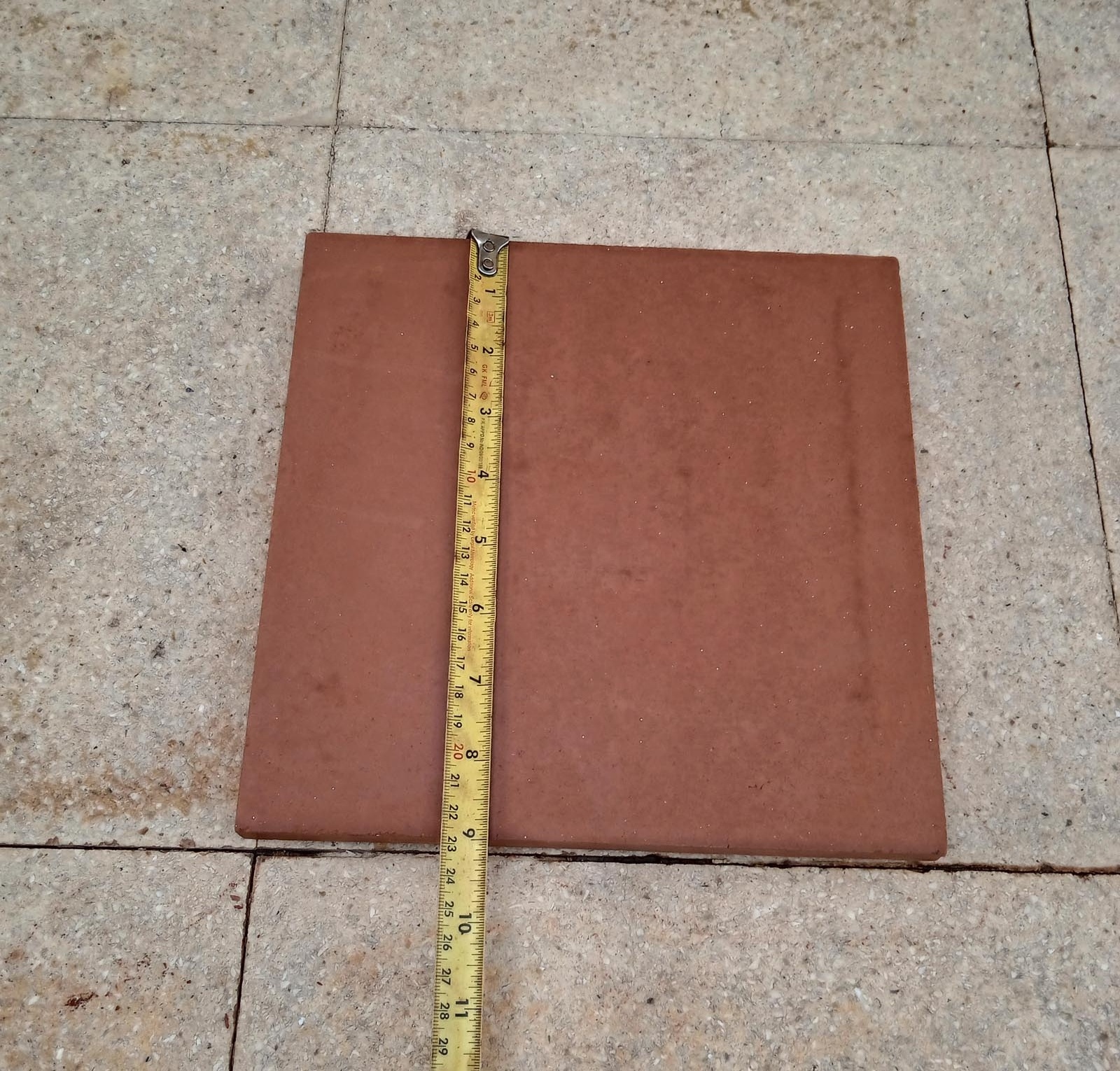 9X9 inch 230x230 mm Red clay terracotta wall cladding and floor tiles for garden indoor outdoor floor and wall brick covering