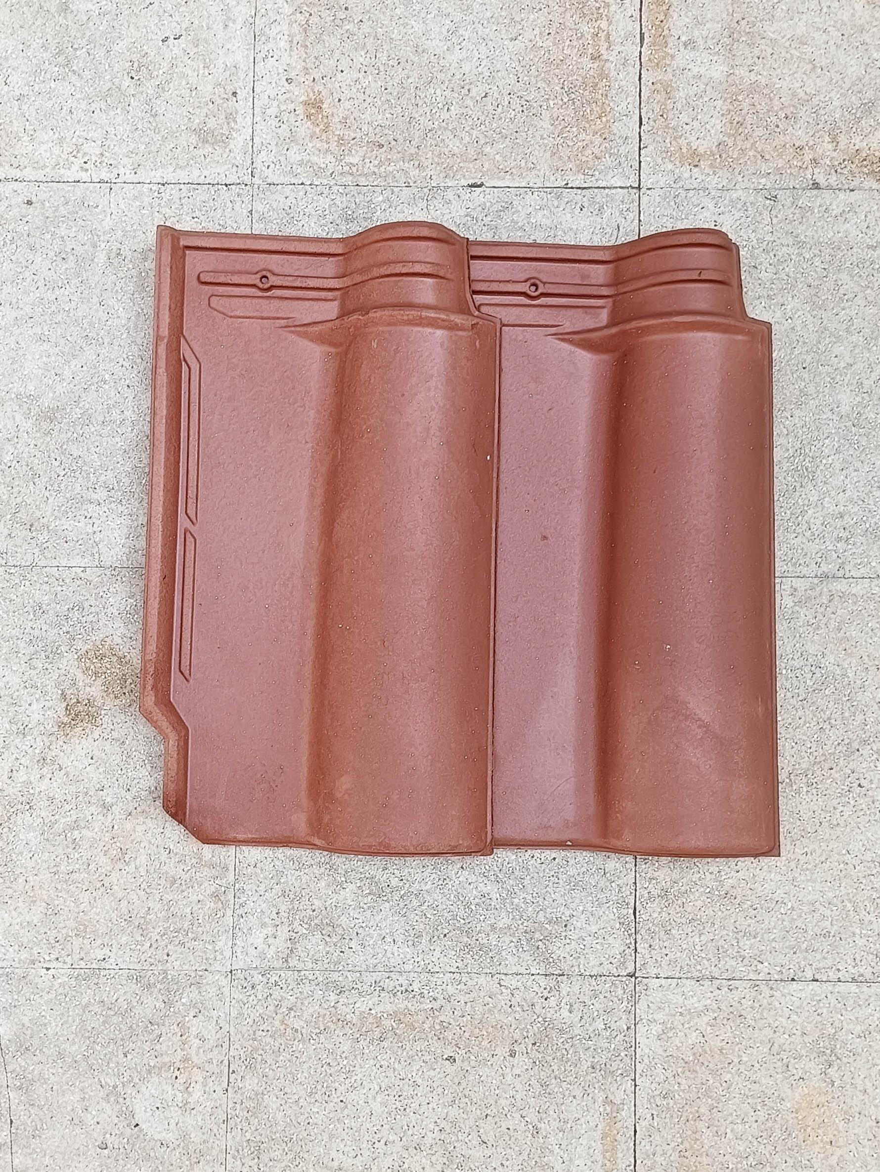 Retro classic clay terracotta Spanish Portuguese mediterranean clay roofing tiles for Home Villa and farmhouse natural terracott