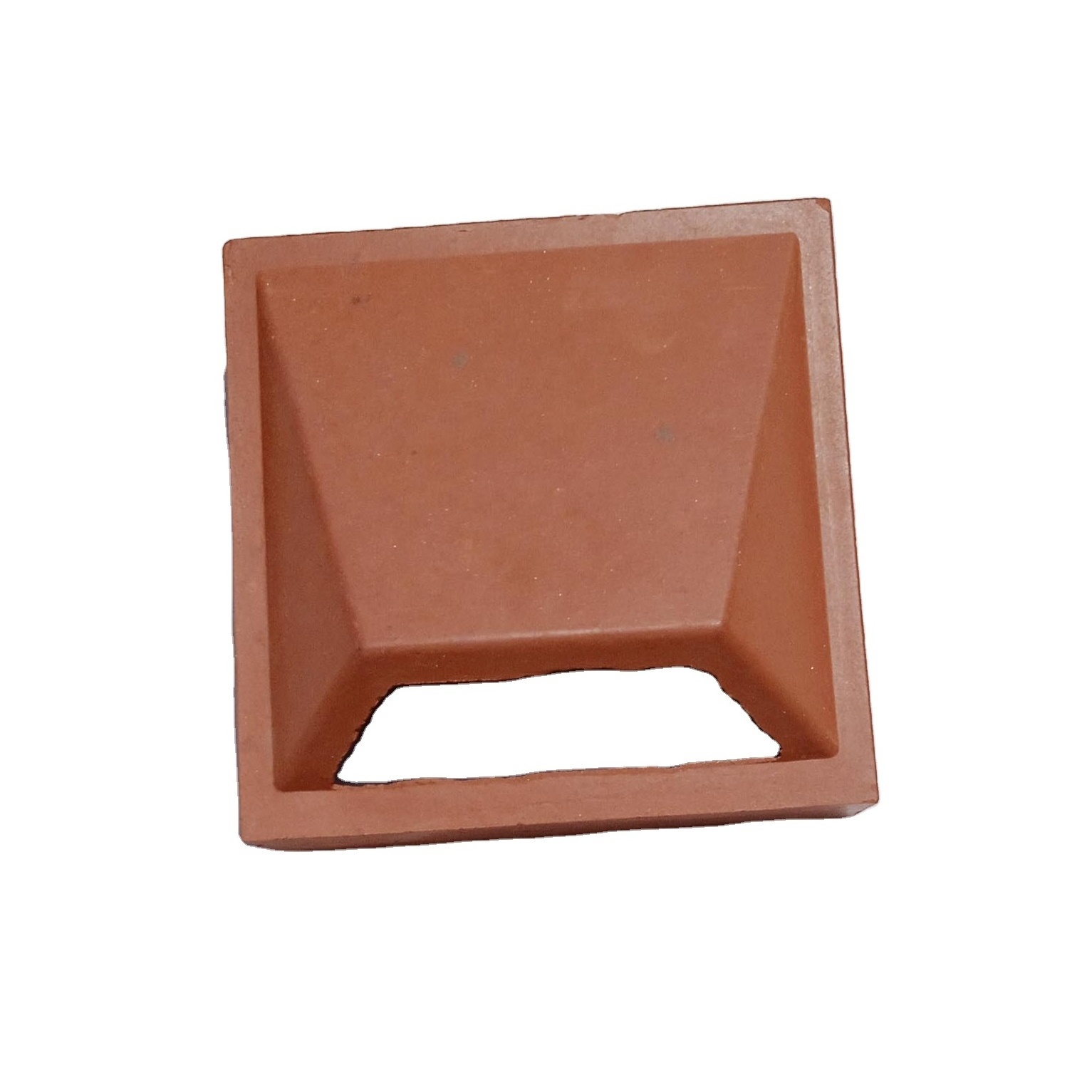 20X20X60 mm clay terracotta hollow wind block bricks tiles used for wall construction cladding Indian Made