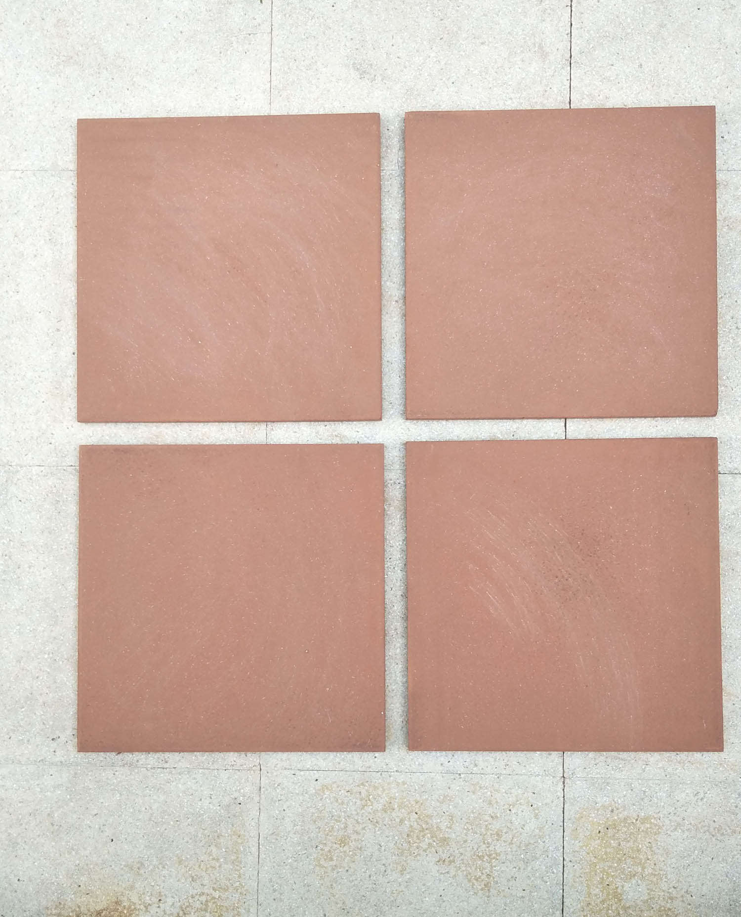 12X12 inch 305x305 mm Red clay terracotta wall and floor tiles for garden indoor outdoor floor and wall brick covering