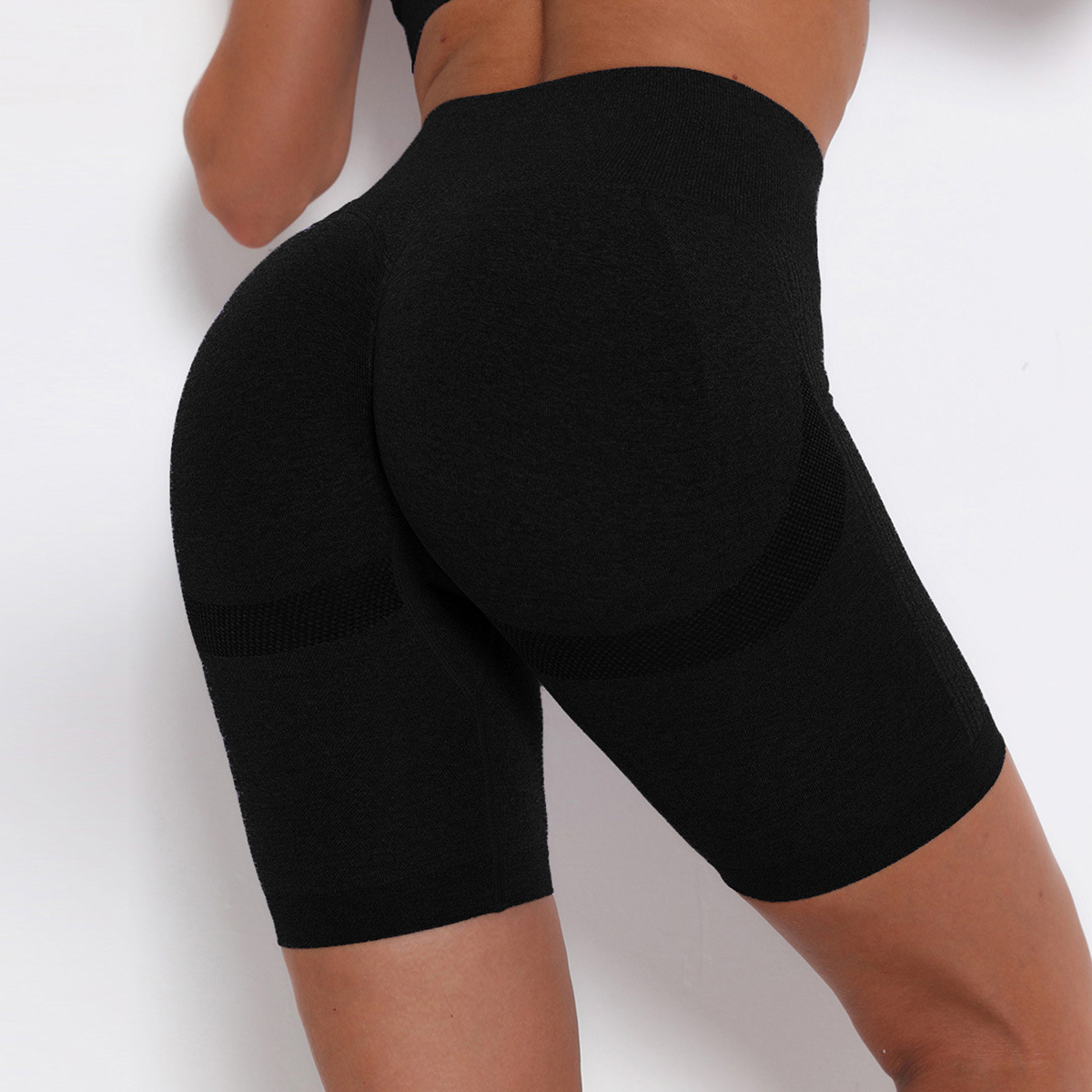 High waist hip sports shorts women's net red tight hips yoga pants quick dry training running fitness pants ectiva