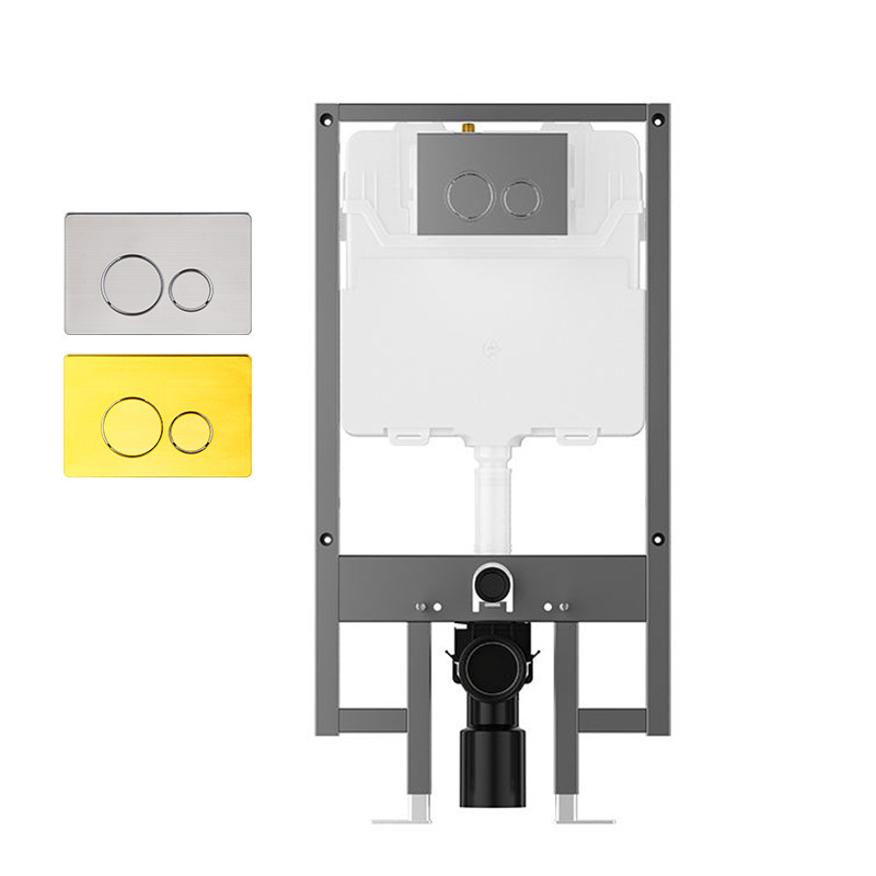 Slimline Dual Flush Wall Hung Hidden Cistern Dual Flush Water Tank For Squatting Pan