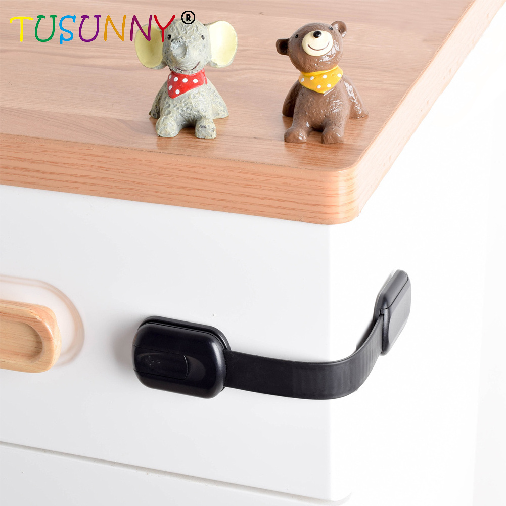 Multi-Function Safety Lock Safety Baby Lock Magnetic Cabinet Drawers Refrigerator Door Child Prevent Himself