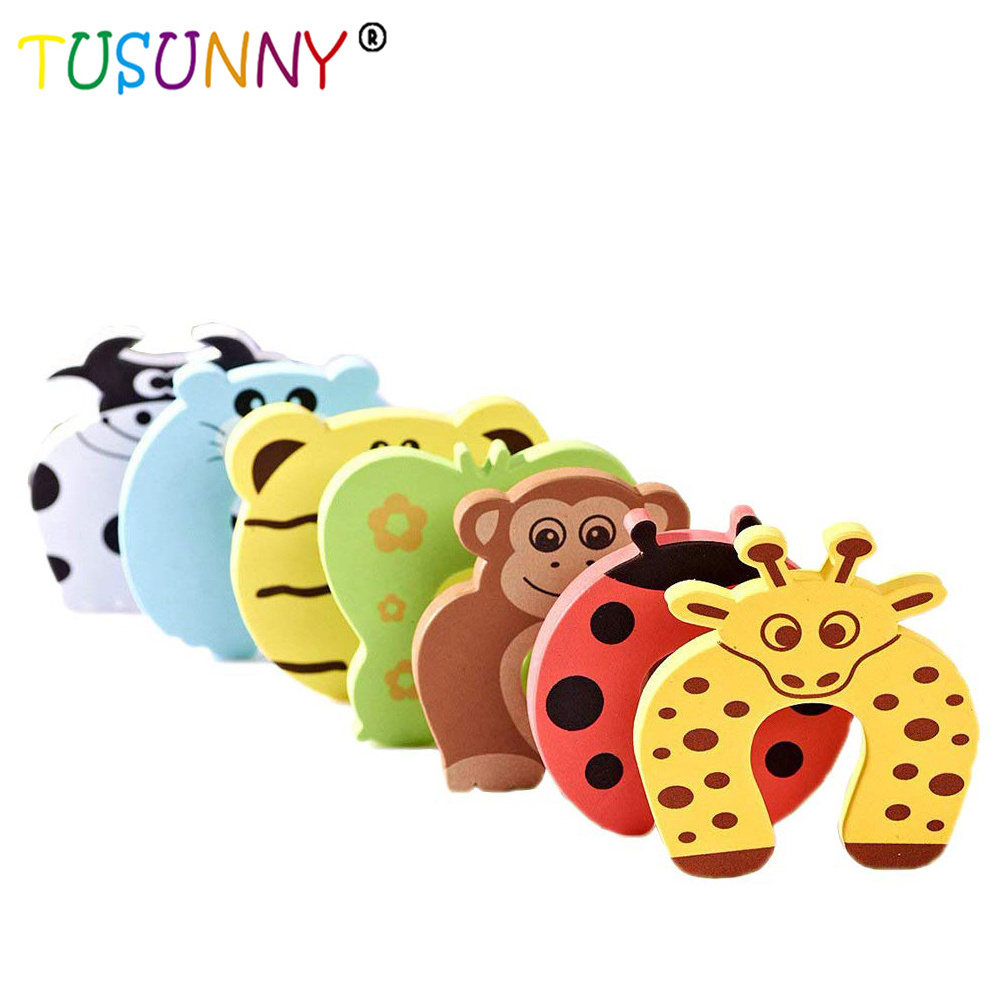 baby proof doors extra soft foam baby safety door stopper in animal shape