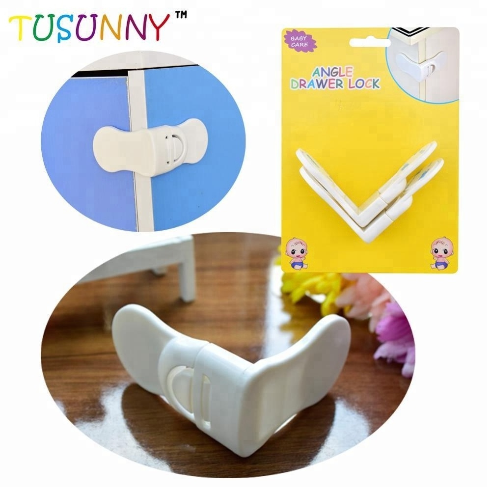 Kitchen cupboard safety locks cabinet child baby wardrobe lock