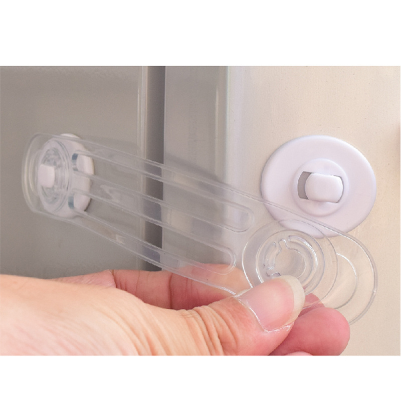 Multi-Function Child Safety Baby Cabinet Lock Adjustable  Safety Lock For Kid Proofing Anti-Pinch Cabinet Locks And Strap