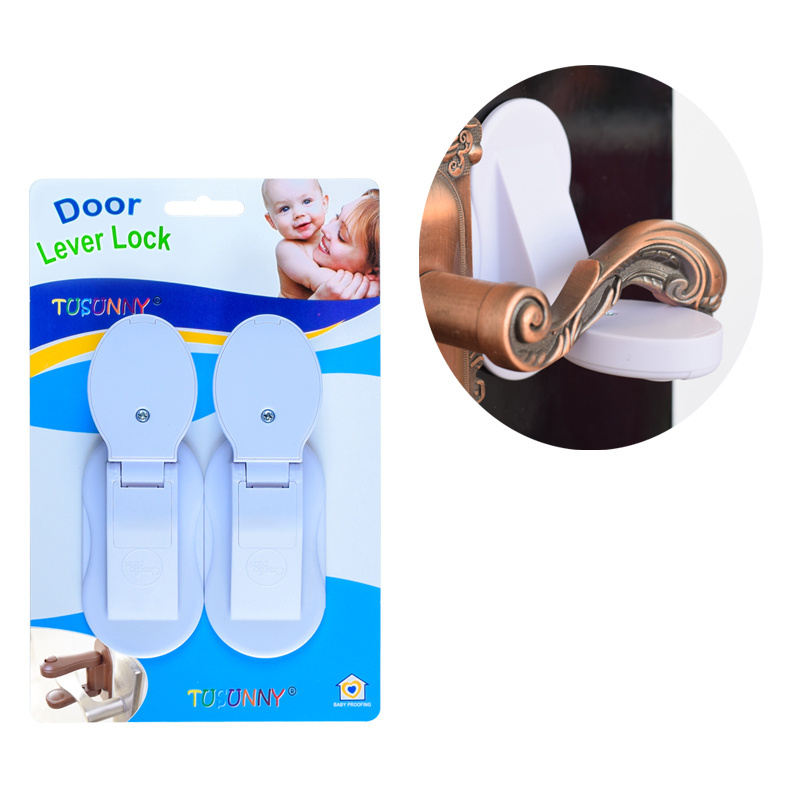 Baby hot selling Improved Childproof Door Lever Lock