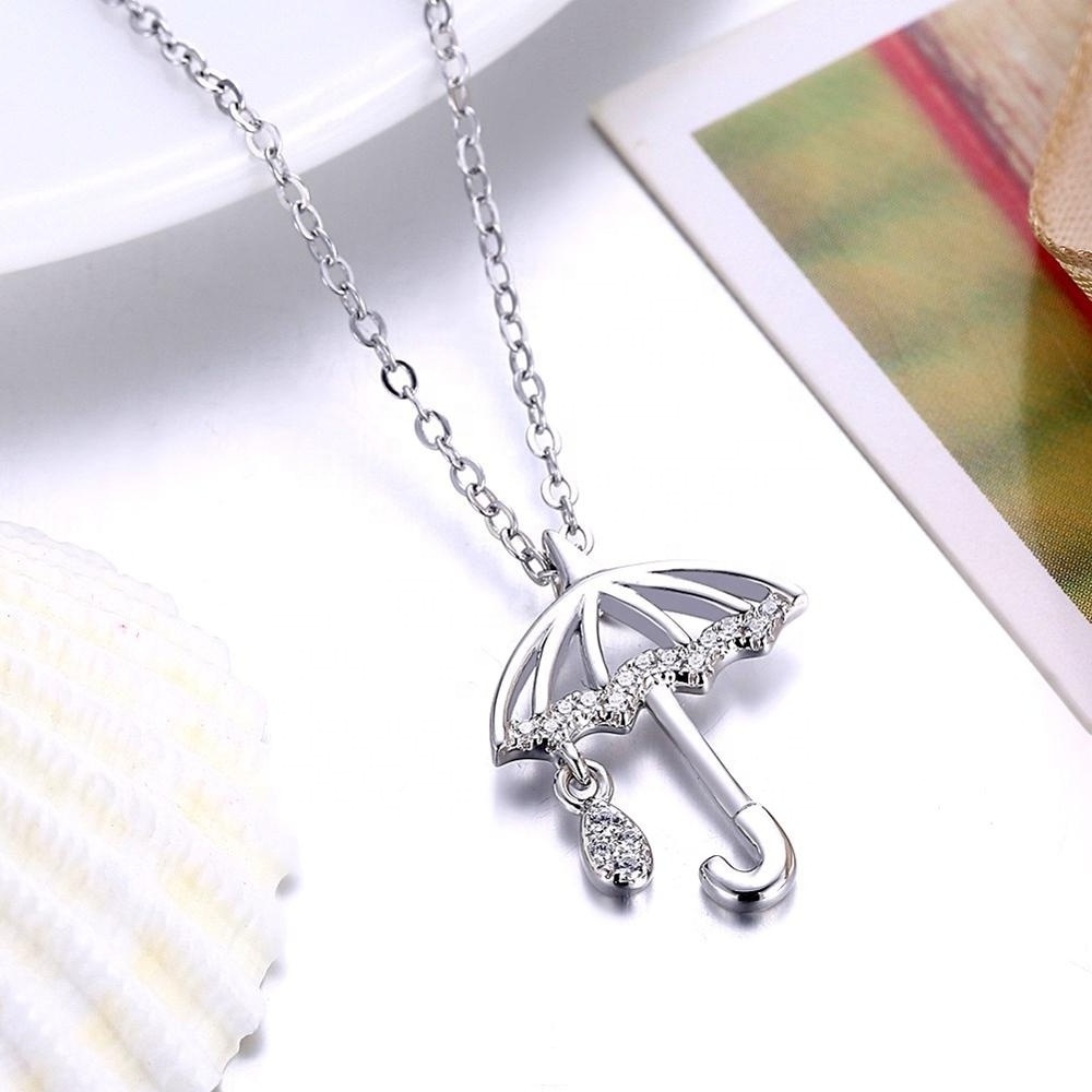 Attractive Cute Dazzling Pendant Jewelry Sterling Necklace Silver 925