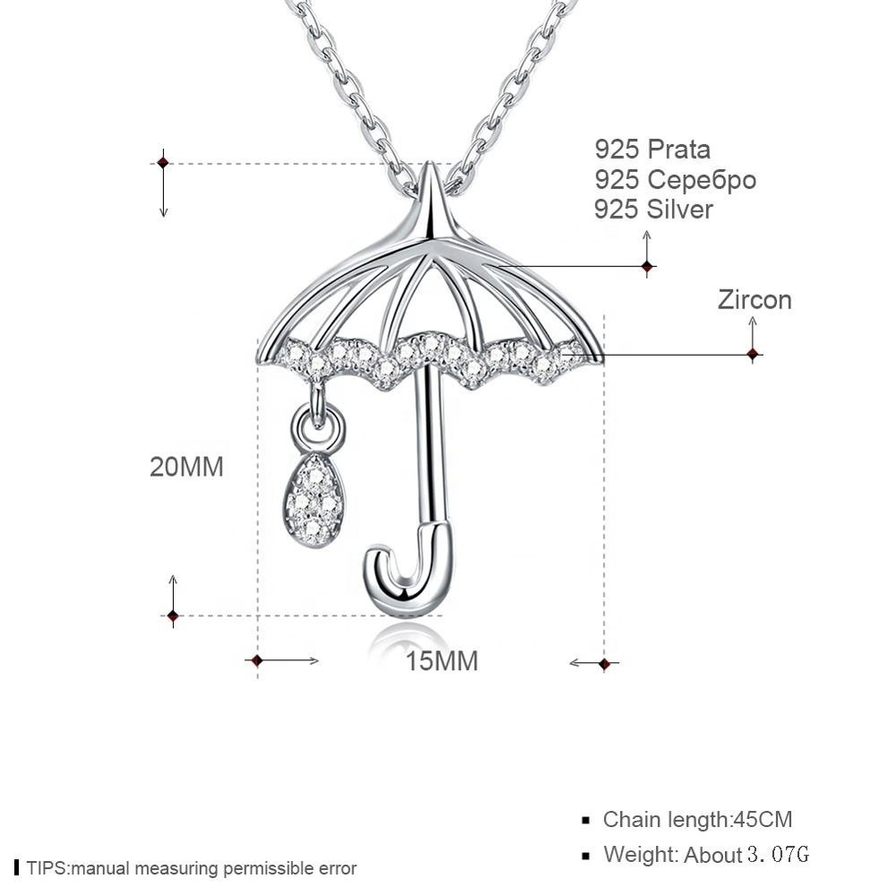 Attractive Cute Dazzling Pendant Jewelry Sterling Necklace Silver 925