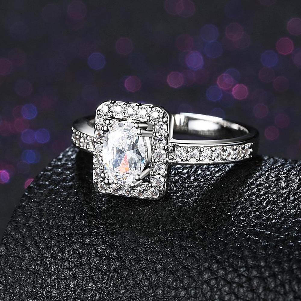 Gorgeous Precious jewelry Diamond 5925 Silver Ring Diamond