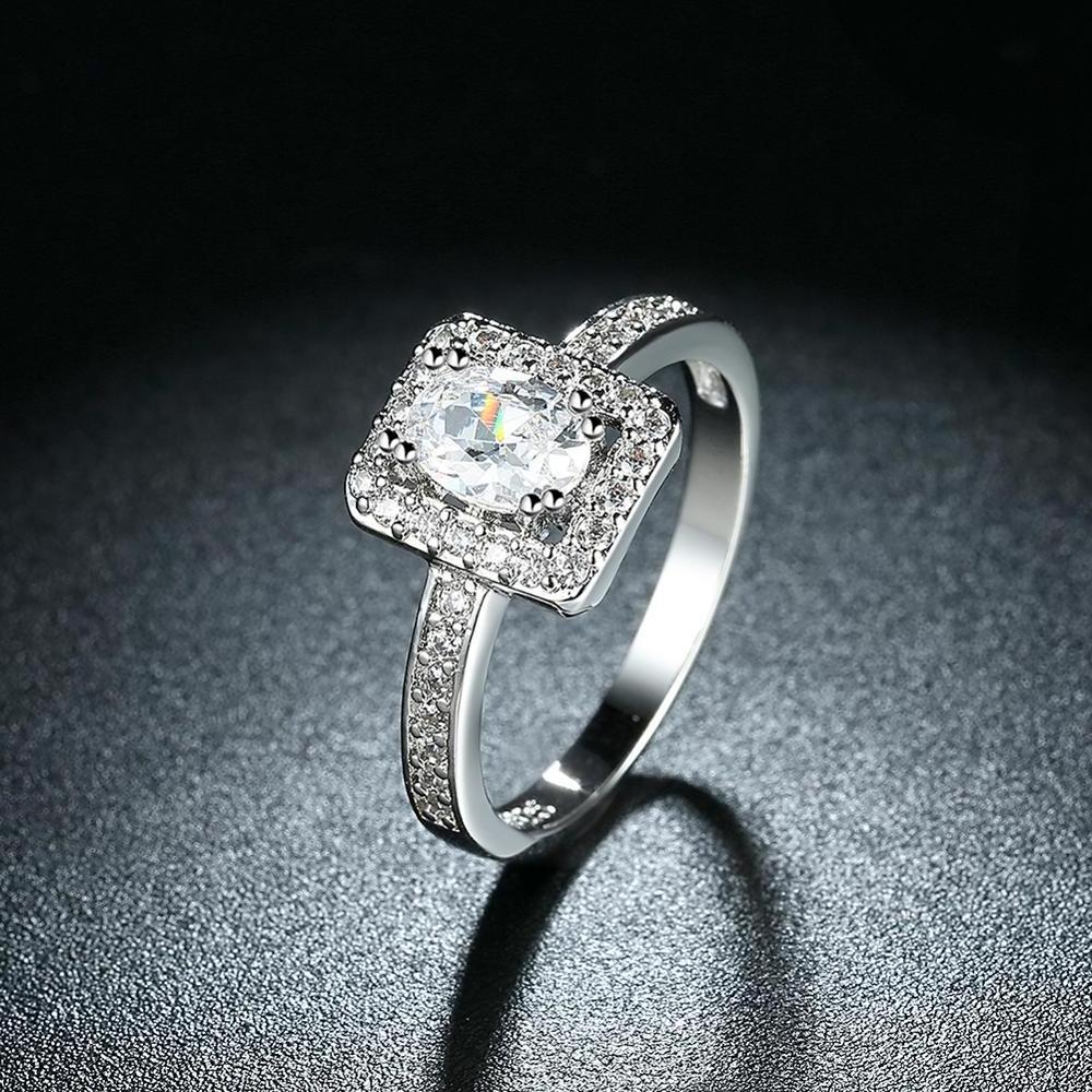 Gorgeous Precious jewelry Diamond 5925 Silver Ring Diamond