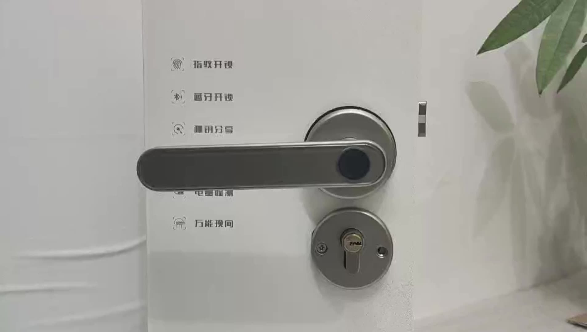 tt lock smart wifi high security door lock tuya camera gold color password fingerprint pad aluminum door lock