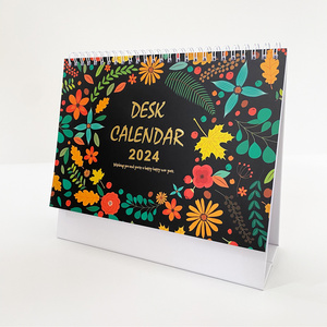 wholesale custom calendar printing 365 days agenda notebook planner desk calendar 2024