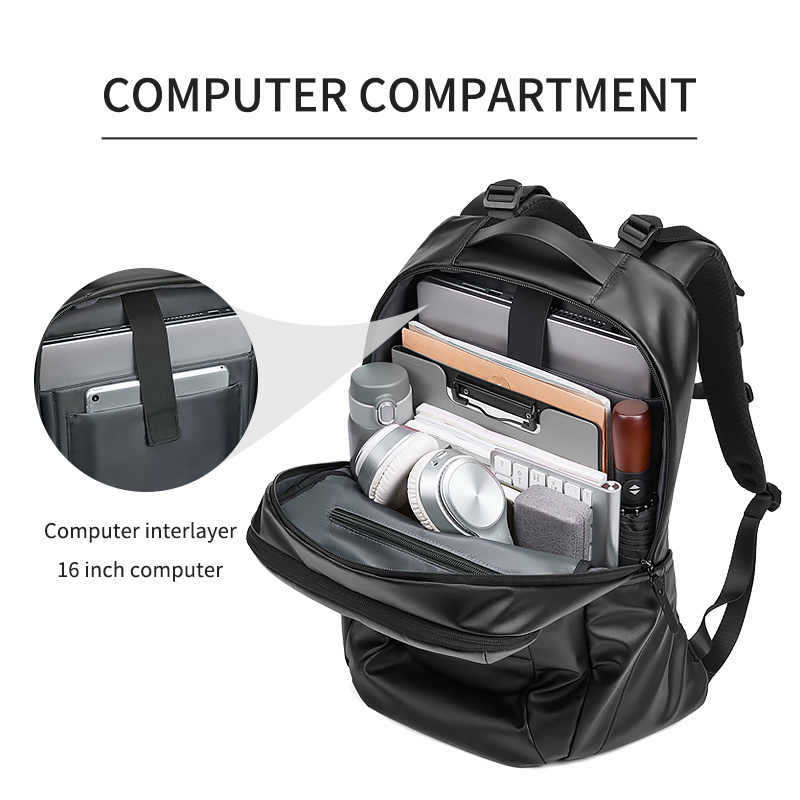 high quality backpack laptop backpack men Emergency raincoat design backpack for men