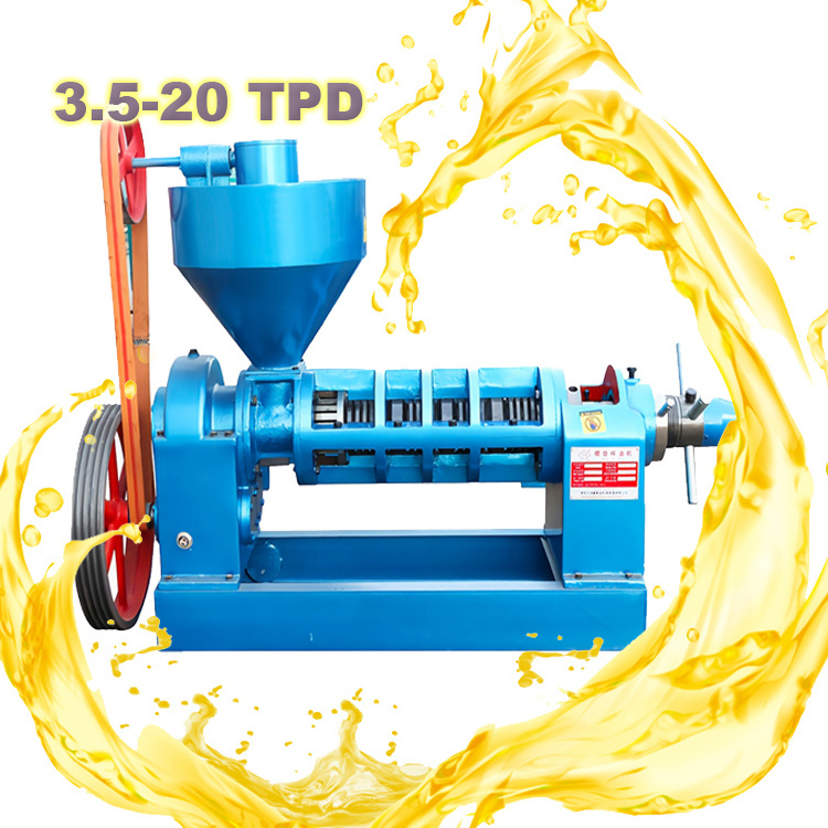 NewStyle YZYX120 Coconut Soybean Copra Screw Expellers mustard seed diesel cold industrial oil press machine