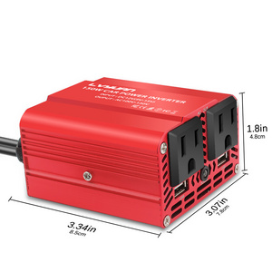 Lvyuan 150W/200W DC 12V to AC 110V Vehicle Mobile power Converter  stock available Car Inverter with 3.1A  USB inversor Onduleur