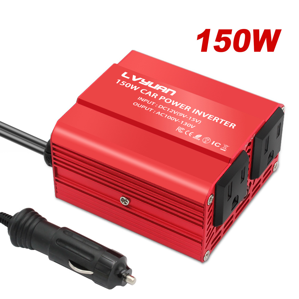 Lvyuan 150W/200W DC 12V to AC 110V Vehicle Mobile power Converter  stock available Car Inverter with 3.1A  USB inversor Onduleur