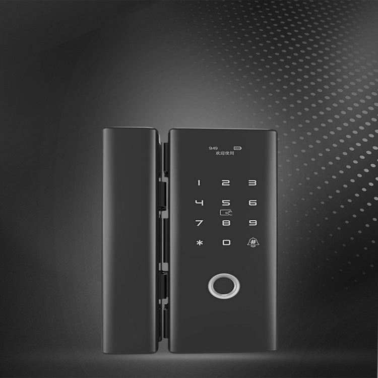 TYSH Home Appliance Remote Control Smart Lock Glass Door Keypad Digital Tuya Smart Door Lock By Phone App