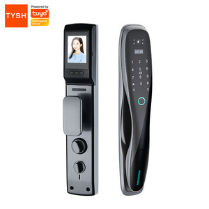 TYSH Tuya Smart Digital Fingerprint Lock Automatic Biometric Lock Rfid Ic Card Wifi App Combination Home Security Door Lock